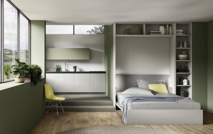 Bedkast / opklapbed Loft Deluxe.