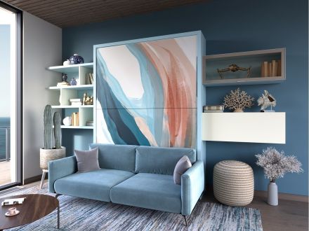 Uitvoering met FLY sofa (automatic) en diverse aanbouwelementen